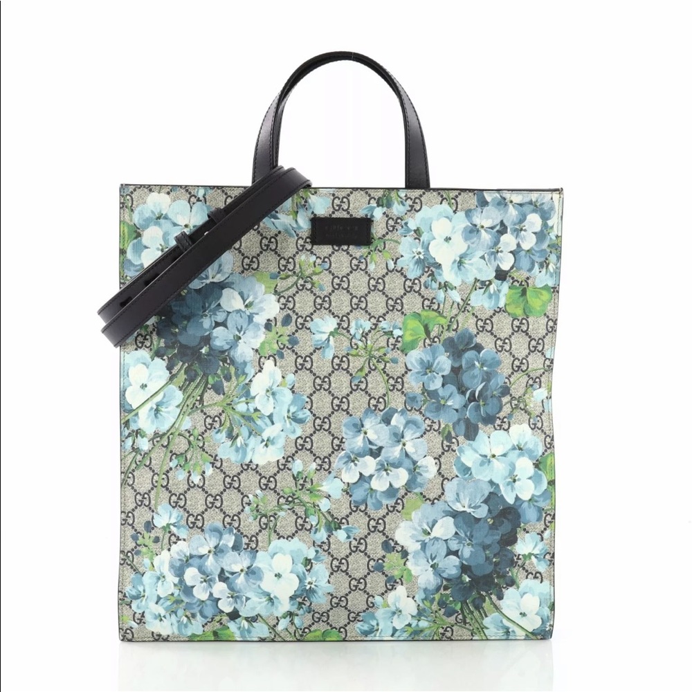 🌟Gucci🌟GG Supreme Monogram Blooms Print Tote
